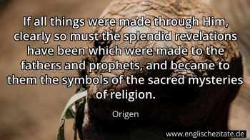 Englisches Zitat von Origen als Bild