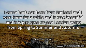 Englisches Zitat von Orlando Bloom als Bild