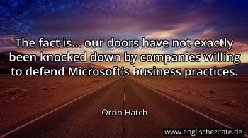 Englisches Zitat von Orrin Hatch als Bild