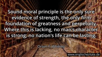 Englisches Zitat von Orson F. Whitney als Bild