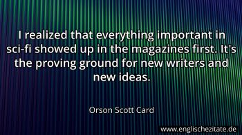 Englisches Zitat von Orson Scott Card als Bild