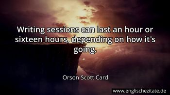 Englisches Zitat von Orson Scott Card als Bild