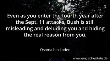 Englisches Zitat von Osama bin Laden als Bild