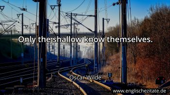 Englisches Zitat von Oscar Wilde als Bild
