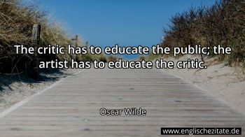 Englisches Zitat von Oscar Wilde als Bild
