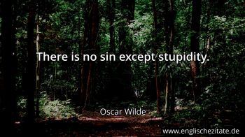 Englisches Zitat von Oscar Wilde als Bild