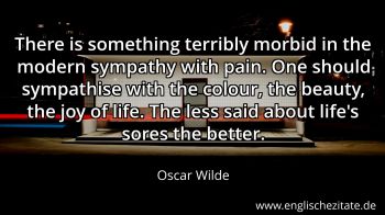 Englisches Zitat von Oscar Wilde als Bild