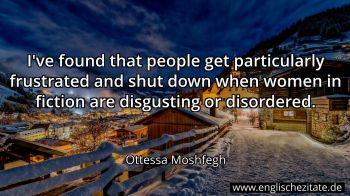 Englisches Zitat von Ottessa Moshfegh als Bild