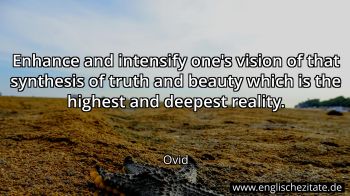Englisches Zitat von Ovid als Bild