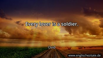 Englisches Zitat von Ovid als Bild