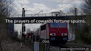 Englisches Zitat von Ovid als Bild