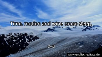 Englisches Zitat von Ovid als Bild