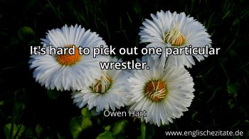 Englisches Zitat von Owen Hart als Bild