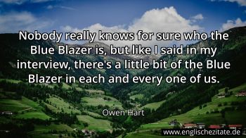 Englisches Zitat von Owen Hart als Bild