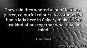 Englisches Zitat von Owen Hart als Bild