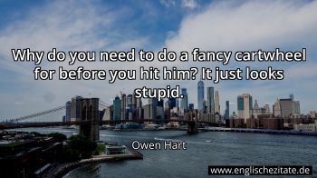 Englisches Zitat von Owen Hart als Bild