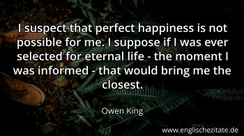 Englisches Zitat von Owen King als Bild