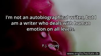 Englisches Zitat von P. J. Harvey als Bild