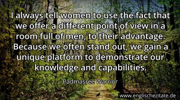 Englisches Zitat von Padmasree Warrior als Bild