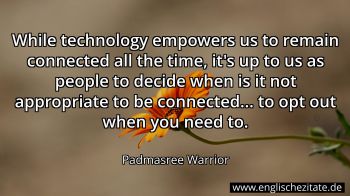 Englisches Zitat von Padmasree Warrior als Bild