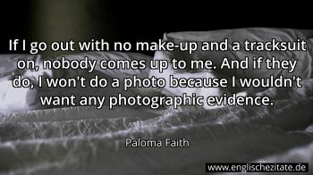 Englisches Zitat von Paloma Faith als Bild