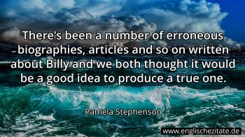 Englisches Zitat von Pamela Stephenson als Bild