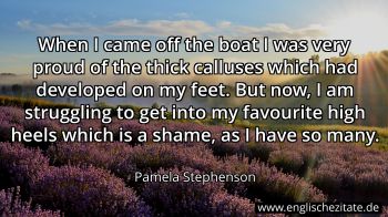 Englisches Zitat von Pamela Stephenson als Bild