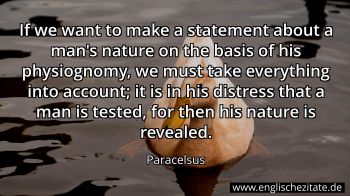Englisches Zitat von Paracelsus als Bild