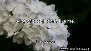 Englisches Zitat von Paris Jackson als Bild