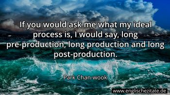 Englisches Zitat von Park Chan-wook als Bild