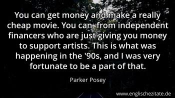 Englisches Zitat von Parker Posey als Bild