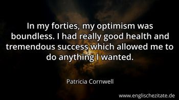 Englisches Zitat von Patricia Cornwell als Bild