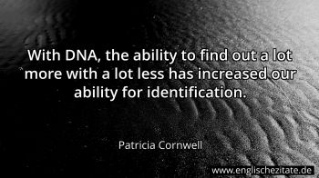 Englisches Zitat von Patricia Cornwell als Bild