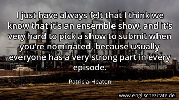 Englisches Zitat von Patricia Heaton als Bild
