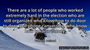 Englisches Zitat von Patricia Ireland als Bild