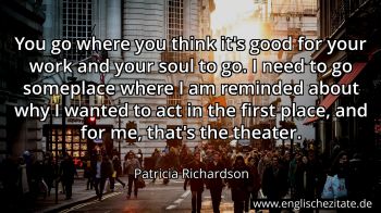 Englisches Zitat von Patricia Richardson als Bild