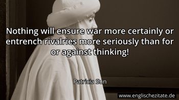 Englisches Zitat von Patricia Sun als Bild