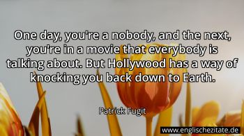 Englisches Zitat von Patrick Fugit als Bild