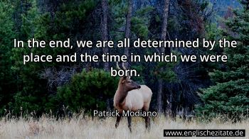 Englisches Zitat von Patrick Modiano als Bild