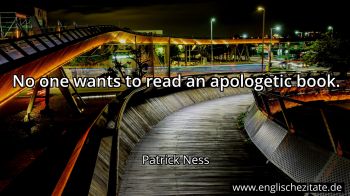 Englisches Zitat von Patrick Ness als Bild