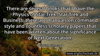 Englisches Zitat von Patrick Stewart als Bild