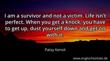 Englisches Zitat von Patsy Kensit als Bild