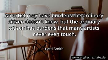 Englisches Zitat von Patti Smith als Bild