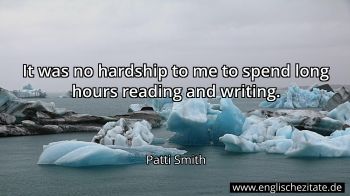 Englisches Zitat von Patti Smith als Bild