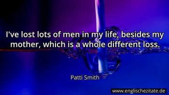 Englisches Zitat von Patti Smith als Bild