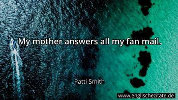 Englisches Zitat von Patti Smith als Bild