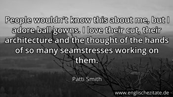 Englisches Zitat von Patti Smith als Bild