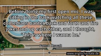 Englisches Zitat von Patton Oswalt als Bild