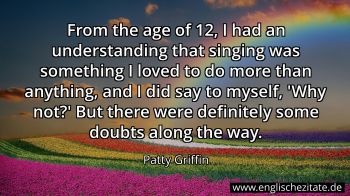Englisches Zitat von Patty Griffin als Bild