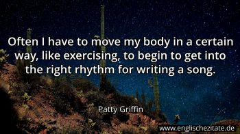 Englisches Zitat von Patty Griffin als Bild